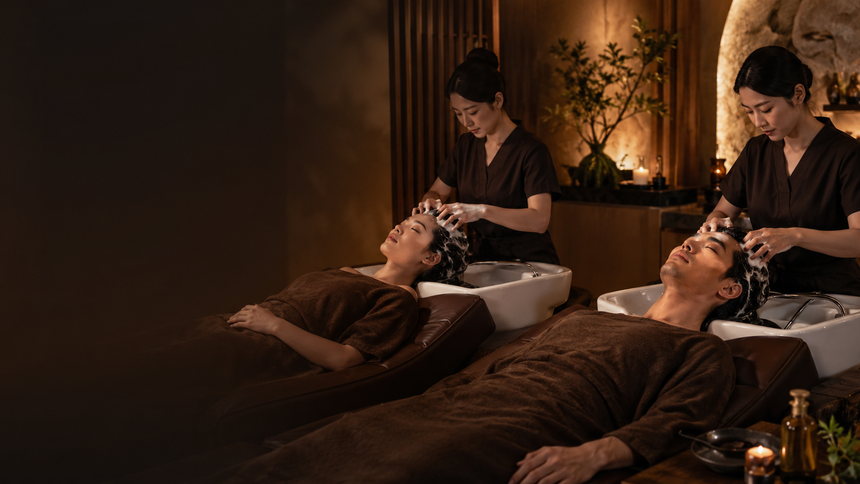 Extended Couple Head Spa